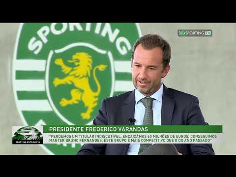 Frederico Varandas é entrevistado em 4/9/2019