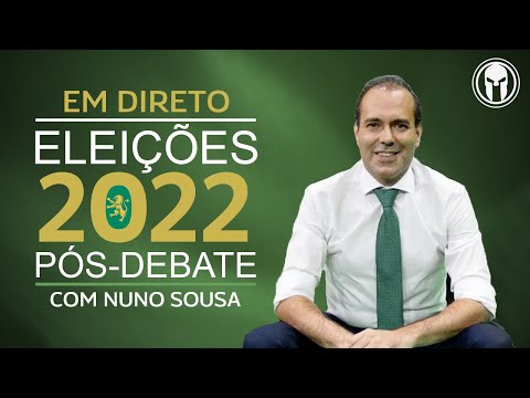 Nuno Sousa em entrevista no pós-debate presidencial de 23 de Março 2022
