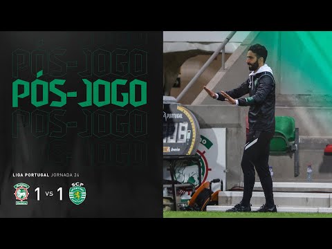 Rúben Amorim na conferência de imprensa após Marítimo vs Sporting