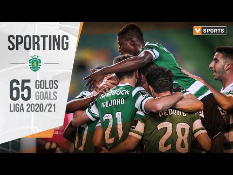 O campeão Sporting e os 65 golos na época 2020/21
