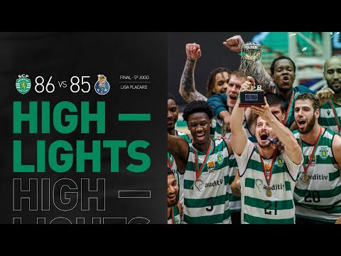 Sporting é campeão de basquetebol em 2020/21 após derrotar o FC Porto