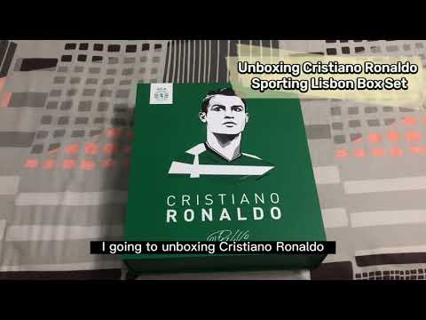 Unboxing da caixa Cristiano Ronaldo, edição limitada