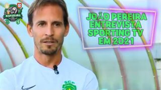 João Pereira é entrevistado pela SportingTV em 2021