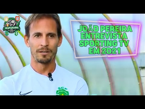 João Pereira é entrevistado pela SportingTV em 2021
